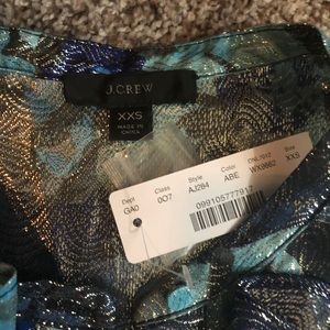 J Crew NWT XXS Sleeveless Chromatic Blouse